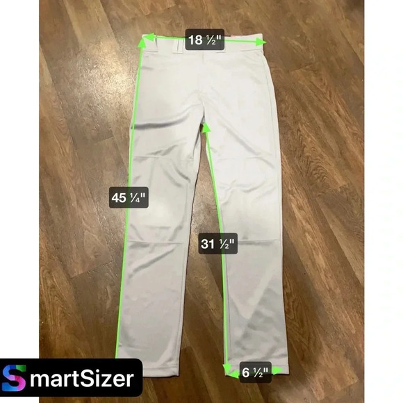 Easton Men’s Baseball Pants Straight leg Light Gray Size Large New with Tags - Picture 11 of 11